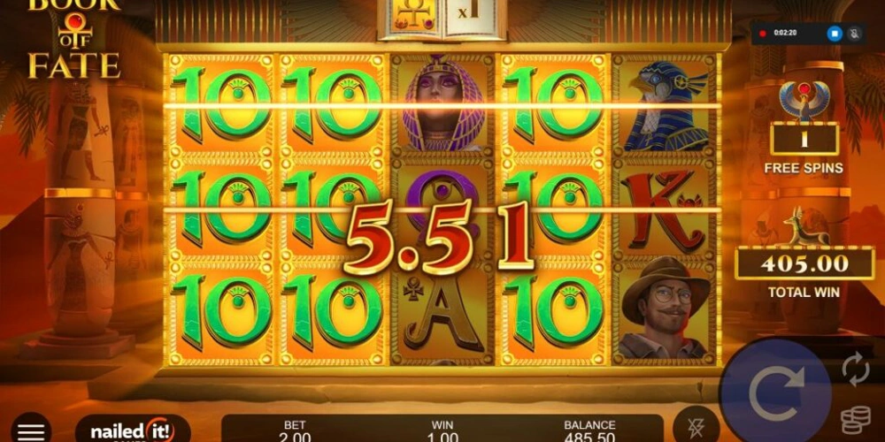 book of fate φρουτάκια, slots