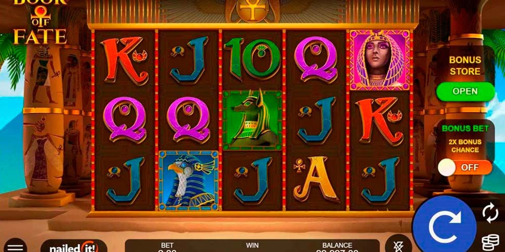 book of fate φρουτάκια, slots