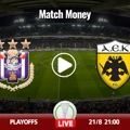 Άντερλεχτ - ΑΕΚ Κανάλι (Live Streaming*)