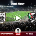 ΠΑΟΚ - Βόλφσμπεργκερ Κανάλι (Live Streaming*)