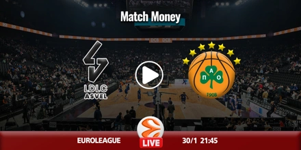 Βιλερμπάν - Παναθηναϊκός Κανάλι (Live Streaming*)