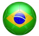 Σημαία Βραζιλία μπάλα