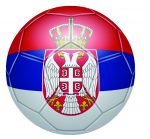 Σημαία Σερβία μπάλα